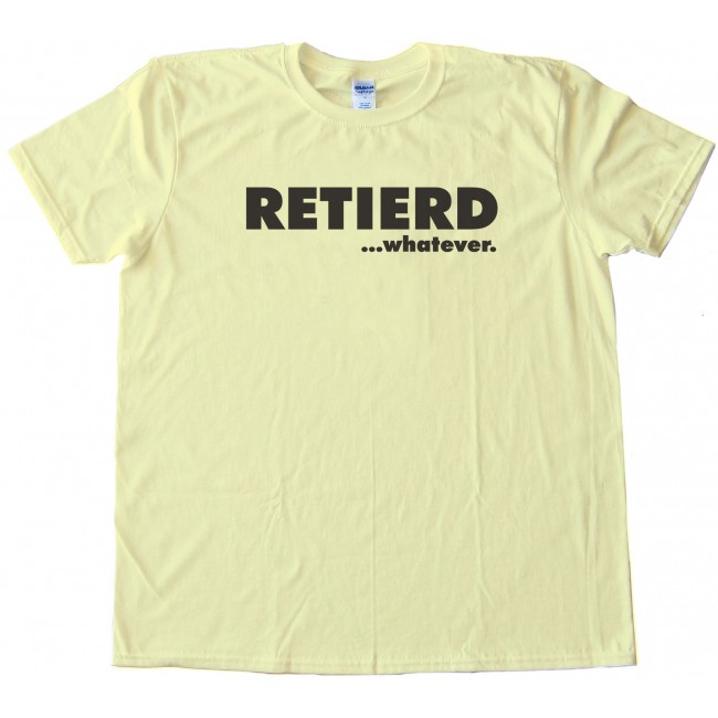 retired tee shirt